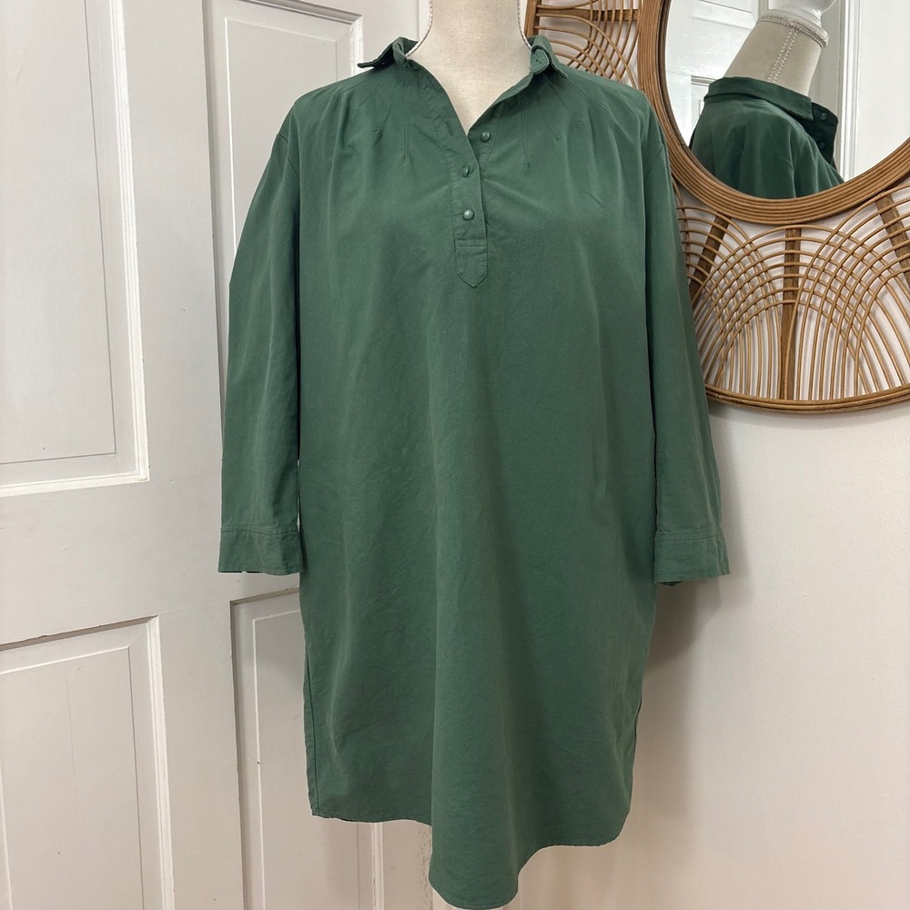 Pomander Place Polly Boxy Dress M Old Money Classic Career Minimalist - Picture 3 of 10